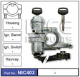 Lock & Switch NIC403 - Nice Products | Universal Auto Spares