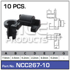 Door Clip Pkt 10 NCC267-10 - Nice Products | Universal Auto Spares