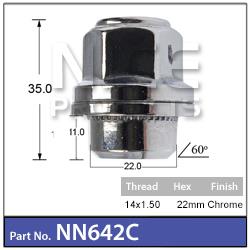 Wheel Nut NN642C - Nice Products | Universal Auto Spares