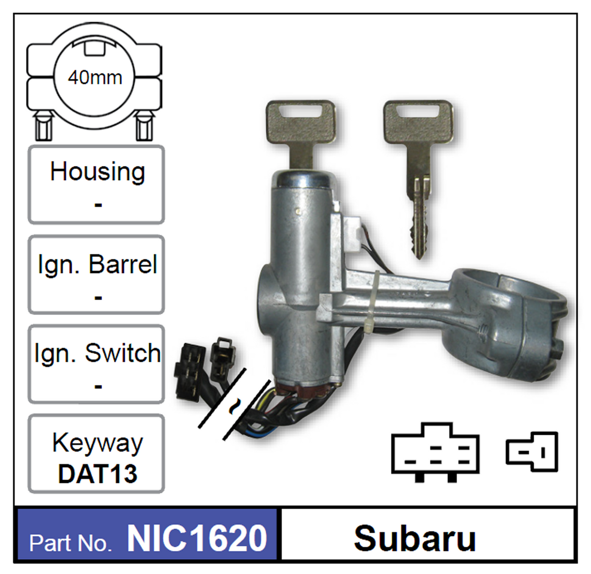 Lock & Switch NIC1620 - Nice Products | Universal Auto Spares