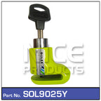 Motorcycle Disc Lock Yellow SOL9025Y - Nice Products | Universal Auto Spares