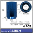 Blue Nuts J432BL-4 - Nice Products | Universal Auto Spares