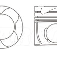 Piston & Ring Set MITSUBISHI 4N15 DOHC DIESEL 1DPR2095-0.50 - FAI