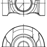 Piston & Ring Set FORD TRANSIT 2.0L DIESEL 1DPR2101-0.50 - FAI