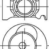 Piston & Ring Set VW AUDI SKOD SEAT 1DPR2105-STD - FAI