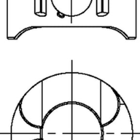 Piston & Ring Set M/BENZ OM646 1DPR2106-STD - FAI