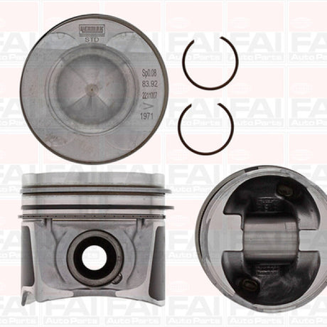 Piston & Ring Set NISSAN V9X 1DPR2109-0.50 - FAI