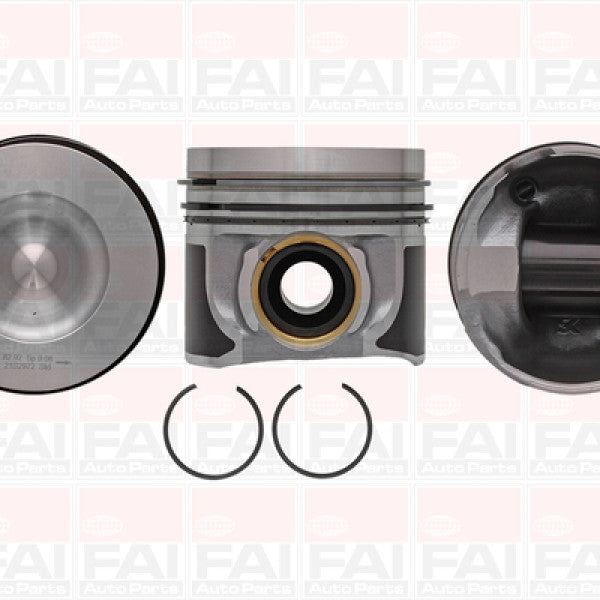 Piston & Ring Set LANDROVER 204DTA 204DTD 1DPR2110-STD - FAI