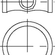 Piston & Ring Set HOLDEN OPEL A16LET 1PR1483-0.50 - FAI