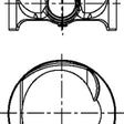 Piston & Ring Set AUDI SEAT SKODA VW 1PR1490-0.50 - FAI