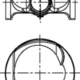 Piston & Ring Set AUDI SEAT SKODA VW 1PR1490-STD - FAI