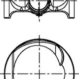 Piston & Ring Set AUDI SEAT SKODA VW 1PR1491-0.50 - FAI