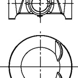 Piston & Ring Set VW AUDI SKODA SEAT 1PR1504-STD - FAI