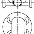 Piston & Ring Set VW AUDI SKODA SEAT 1PR1515-STD - FAI