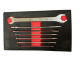 7 Piece Ultra-slim Ratcheting Open End Spanner Set - PKTool