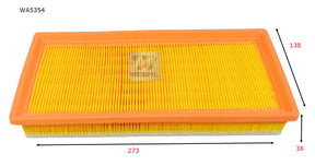 Air Filter A1854 Fits Fiat WA5354 - Wesfil