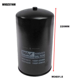 Oil Filter Z371 Fits Mitsubishi WHDZ371NM - Wesfil