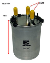 Diesel Fuel Filter Audi Audi WCF407 - Cooper