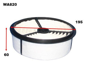 Air Filter A466 Fits Toyota WA820 - Wesfil