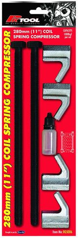 2 Piece 80 To 270mm High Springs Single Claw Compressor Kit - PKTool | Universal Auto Spares