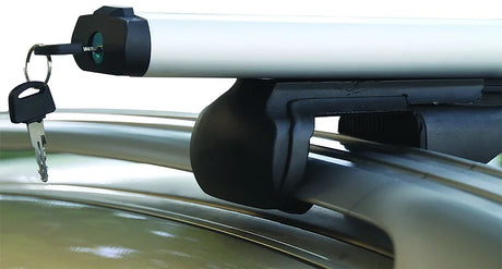 2 Pieces Lockable Roof Rack For Vehicles Equipped With Side Rails - LoadMaster | Universal Auto Spares