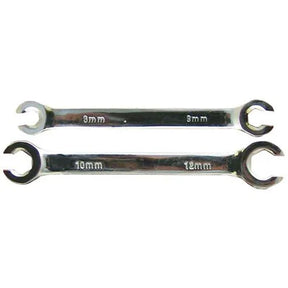 2 Pieces Metric Flare Nut CR-V Spanner Set - PKTool