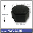 Black Wheel Nut Cover Black Fits Holden NWC722B - Nice Products | Universal Auto Spares