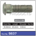 Wheel Stud S637 - Nice Products | Universal Auto Spares