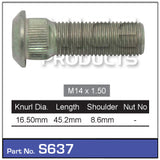 Wheel Stud S637 - Nice Products | Universal Auto Spares