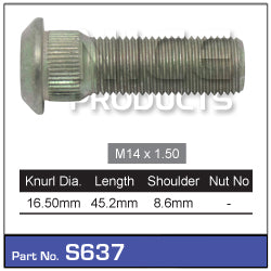 Wheel Stud S637 - Nice Products | Universal Auto Spares