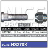 Stud & Nut NS370K - Nice Products | Universal Auto Spares