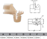 Door Clip Bag 100 NCC096-100 - Nice Products | Universal Auto Spares
