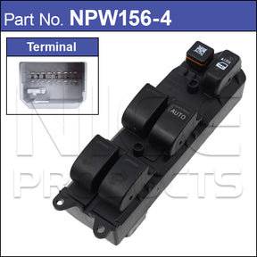 Power Window Switch NPW156-4 - Nice Products | Universal Auto Spares