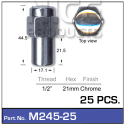 Mag Nuts pk25 M245-25 - Nice Products | Universal Auto Spares