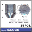 Chrome Nut B329-25 - Nice Products | Universal Auto Spares
