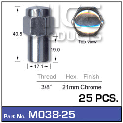 Mag Nuts pk25 M038-25 - Nice Products | Universal Auto Spares