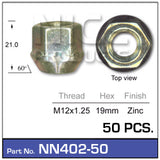 Wheel NUT NN402-50 - Nice Products | Universal Auto Spares