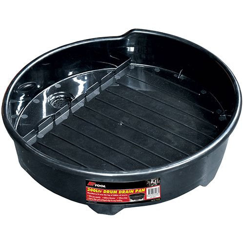 200Ltr Oil Drum Drain Pan Built In Filter Grid - PKTool | Universal Auto Spares