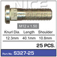 Wheel Stud S327-25 - Nice Products | Universal Auto Spares