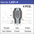 Chrome Nuts pk4 L421-4 - Nice Products | Universal Auto Spares
