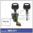 Petrol Lid Lock NPL51 - Nice Products | Universal Auto Spares