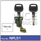 Petrol Lid Lock NPL51 - Nice Products | Universal Auto Spares