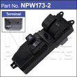 Power Window Switch NPW173-2 - Nice Products | Universal Auto Spares