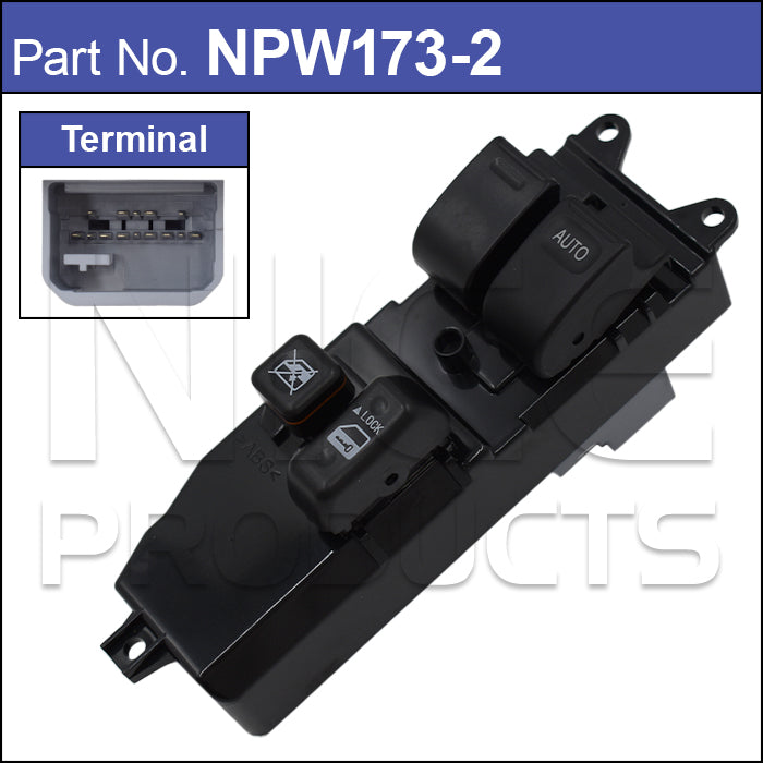 Power Window Switch NPW173-2 - Nice Products | Universal Auto Spares