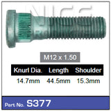 Wheel Stud S377 - Nice Products | Universal Auto Spares