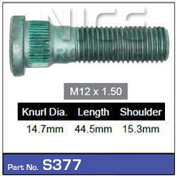 Wheel Stud S377 - Nice Products | Universal Auto Spares