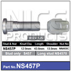 Stud & Nut NS457P - Nice Products | Universal Auto Spares