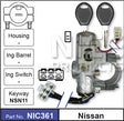 Ignition & Switch NIC361 - Nice Products | Universal Auto Spares