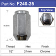 Chrome Nuts pk25 F240-25 - Nice Products | Universal Auto Spares