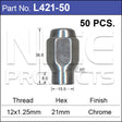 Chrome Nuts pk50 L421-50 - Nice Products | Universal Auto Spares